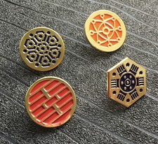Listing image for Alien USCSS Nostromo Weyland Yutani Crew Uniform Officer Pins