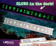 Listing image for Roswell UFO Model Crash I Beam Wreckage GLOWS in The Dark - Geek Gift