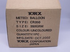 Listing image for Weather Balloon.Totex CR350 350grms Boxed, Foil Sealed. NOS