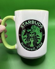 Listing image for Roswell, NM “STARBUDS” Alien Coffee Mug 1947/UFO Specific To 1 Local Shop; Weed?