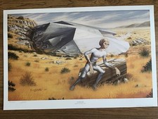 Listing image for Larry Elmore Lithograph ROSWELL: SURVIVOR - UFO Art Print Signed & Numbered