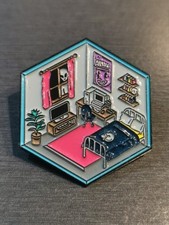 Listing image for ROSWELL UFO ALIEN ALIEN UFO Pin Badge Patch New High Quality