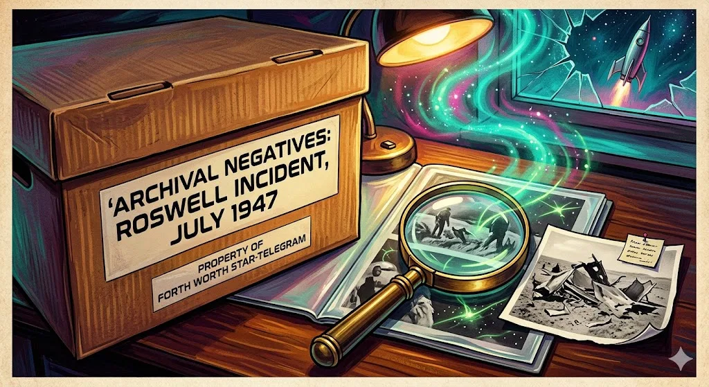 Overview image for Why the Negatives Matter | roswell UFO ramey